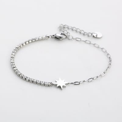 Armband Yenthe - Michelle Bijoux - Armbanden - 16 + 3 cm - Zilver