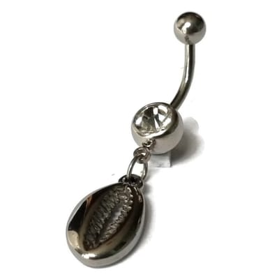 Aramat Jewels | Piercings | Strand Chic Schelpvormige Navelpiercing | | | |8mm | Staal | Volwassenen | Verkleurd niet