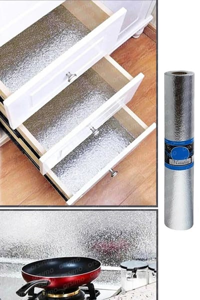 MONT KIARA keukenfolie, Antislip voor Bureau en Keukenlade, waterdicht, oliebestendig, voor ALLEKASTEN uitlaat, kabinet 3MX45CM