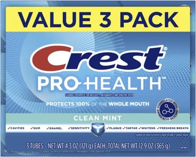 Crest Pro-Health Clean Mint Tandpasta - 3 stuks