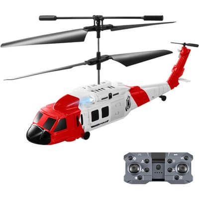 Afstandsbediening helikopter, gebaar-intelligent sensorvliegtuig met obstakelvermijdingsfunctie 3 Without Camera 1 Battery rood