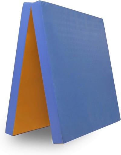 Inklapbare Turnmat RG 22 - 200x100x8 cm - Geel - Gymnastiek en Valbescherming
