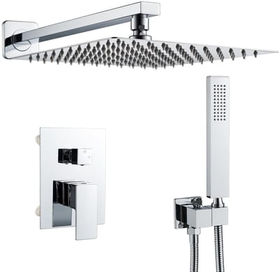 Dailygoods- Douche Set Inbouw - Regendouche - Handdouche - Doucheset - Messing - Ruimtebesparend - Douchekop