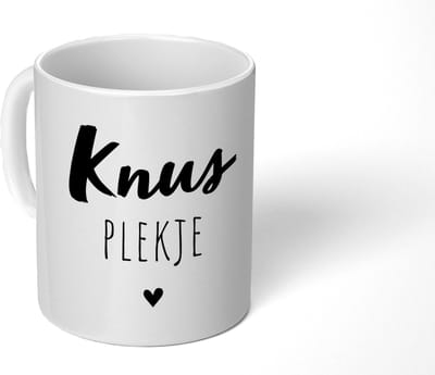 Mok - Koffiemok - Quotes - Knus plekje - Tuin - Tekst - Mokken - 350 ML - Beker - Koffiemokken - Theemok - Mok met tekst