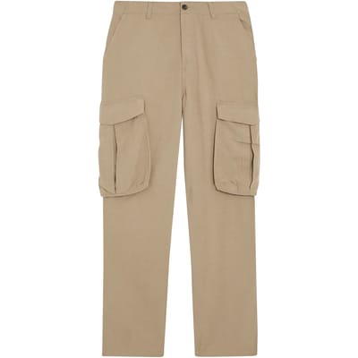 Katoenen en lin cargobroek Lyle & Scott