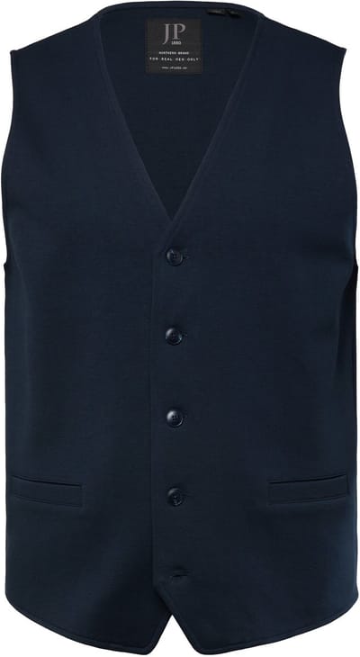 JP 1880 - Heren - Jersey vest NEW YORK FLEXNAMIC® business mix en match - Klassiek zwart - Maat XL