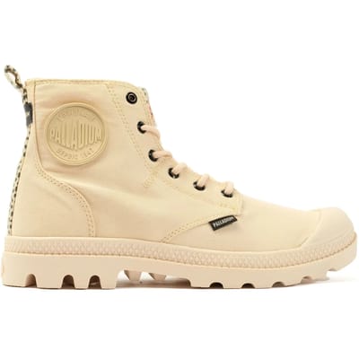 Palladium Pampa Hi Veterboots beige Canvas - Dames - Maat 40