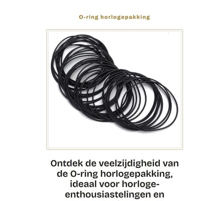 Dailygoods- O-ring 500 Stuks - Slijtvaste Rubber - Afdichting - Waterdicht - Flexibel - Duurzaam - Horlogeafdichting