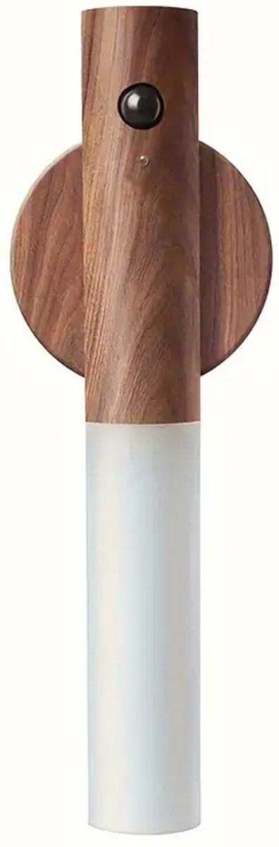 Bovista Nachtlampje - Volwassenen - Kinderen - Slaapkamer - Baby - Nachtlamp - Leeslamp - Slaapkamer - Donker Hout