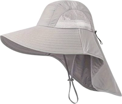 Bovista Zonnehoed - Reishoed - UV Beschermende Hoed - Bucket Hat - Festival - Pet - Hoedje Voor Dames & Heren - Hoofdbescherming - Lichtgrijs