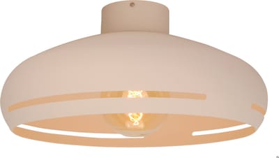 Chericoni Striscia Plafondlamp - 1 lichts - Ø45cm - Cream - Metaal