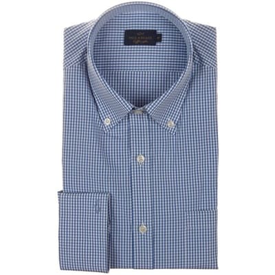 Paul & Shark Overhemd Soffio Poplin Cotton Check Midden Blauw / male