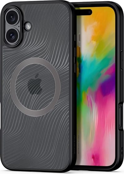 Dux Ducis Aimo Geschikt voor iPhone 16 hoesje - magnetisch Backcover - Zwart