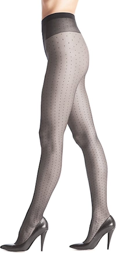 Oroblu 20 den panty Adelle polka dots maat S grey 12