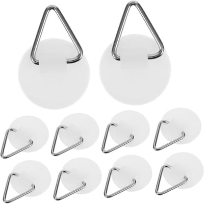 Wandhaken - Plaathangers Bord - Decoratie Ophangen - Zelfklevend - 3 cm - Transparant
