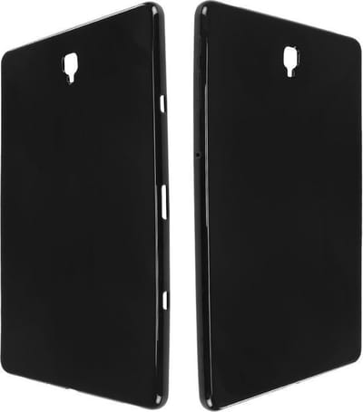 DrPhone TPUC1 Siliconen Ultra Dun Smooth TPU Case  - Zwart Geschikt voor Galaxy Tab S4 10.5 2018 T830/T835