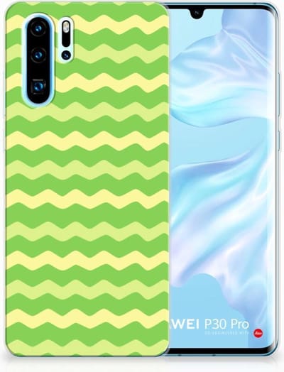 Huawei P30 Pro TPU bumper Waves Green