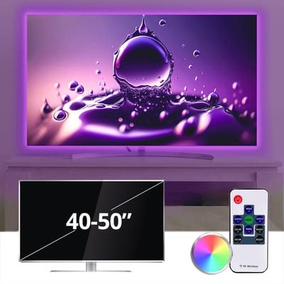 TV led strips set met 2 USB led strips RGB van 40 - 50 inch / 50 cm | gaming accessoires | Led light strip | Lichtstrip
