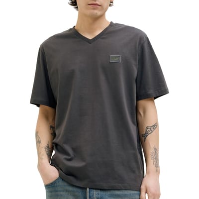 JACK & JONES - JCOREACH TEE SS V-NECK WEH24 SMU - Heren- T-shirt