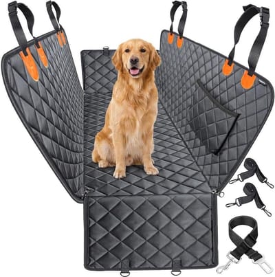Honden Auto Achterbank Hoes - Hondendeken Auto Stoelhoes Hond - Reizen met Huisdier - Waterdicht Slijtvast Antislip - Universeel - Zwart