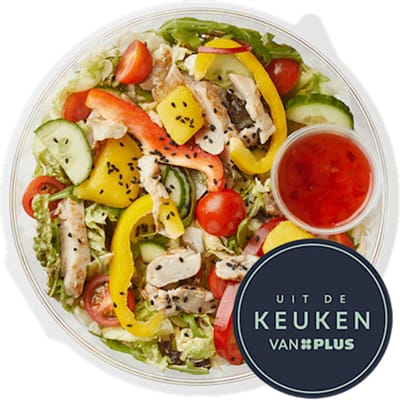Salade mihoen met kip