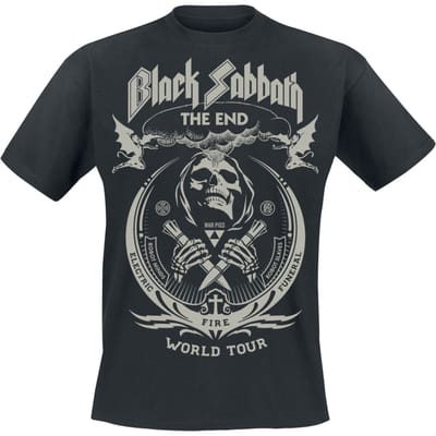 Black Sabbath T-shirt - The End Grim Reaper - S tot 5XL - zwart