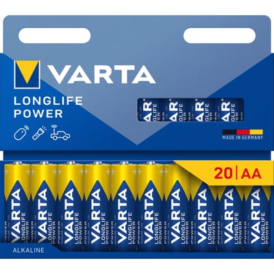 Varta Longlife Power AA Pack 20 stuks