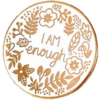 Pin Broche - enamel pin - kledingspeld - I am enough