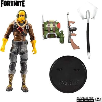Fortnite Raptor Zwarte Ridder Schedel Soldaat Premium Actiefiguur Figuur Spel Figuren Modellen Duurzaam Mooi Ontwerp gray