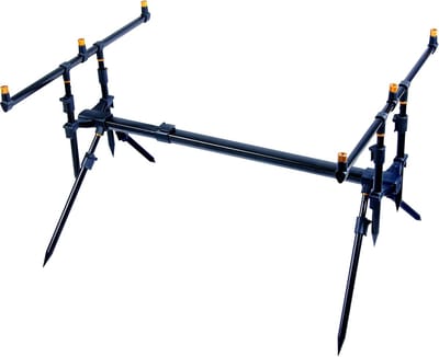 Rod Pod Hengelsteun - Vissteun Telescopisch - Vissen Op Locatie - Verstelbaar Tot 120cm - Voor Drie Hengels