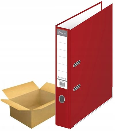 25x A4 Ordner 75mm Rood - Interdruk