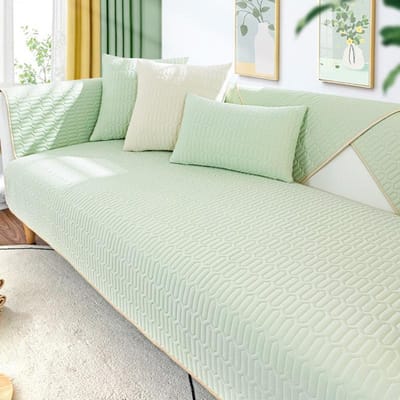 Latex Ijszijde Bankkussen Zomer Zitkussen Eenvoudig Modern Kussen Effen Kleur Bankhoes Antislip Hoes Stof 1/2/3/4 Zits 70x70cm