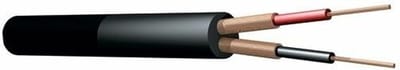 DMX kabel - PD Connex RX52 DMX kabel op rol van 100m om zelf DMX kabels te maken - 4mm Zwart