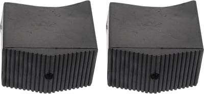 Mikikit 3 Sets Telescopische Ladder Eindafdekking Laddervoetbeschermer Slijtvaste Pad Voor Veiligheid 2 Stuks * 3