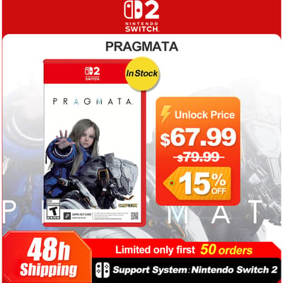Nintendo Switch 2 Fysieke Game Card Juegos Deals Pragmata voor NS2 100% Nieuw Origineel Actie-avontuur Genre Spel Ondersteunt Spaans