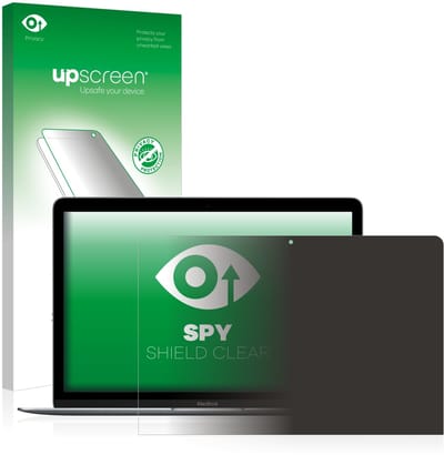 upscreen - privacy screenprotector voor Apple MacBook Retina 12" 2017 - Folie Beschermfolie Blauwlichtfilter