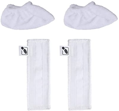 Dailygoods- Reinigingsdoek - 3 Stuks - Microvezel - Wasbaar/Herbruikbaar - Hoge Wateropname - Geschikt voor Kärcher EasyFix - Mopdoek