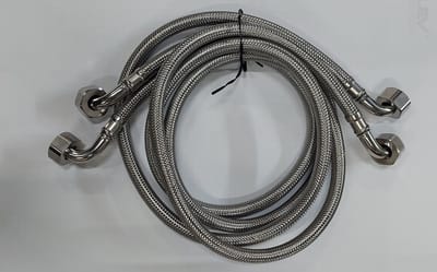 Sanifun Aansluitslangen 1200 mm Haaks 1/2 x 1/2 (2 Stuks)