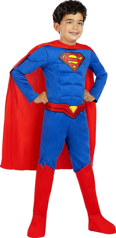 Funidelia | Superman Lights On! Kostuum - Maat: 101 -104 cm