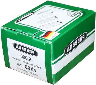 Heftnieten Galvanisch - Metaaldraad nieten - Bevestigen Materialen - Roestbestendig Verzinkt - 8 mm Lengte - Zinkkleurig