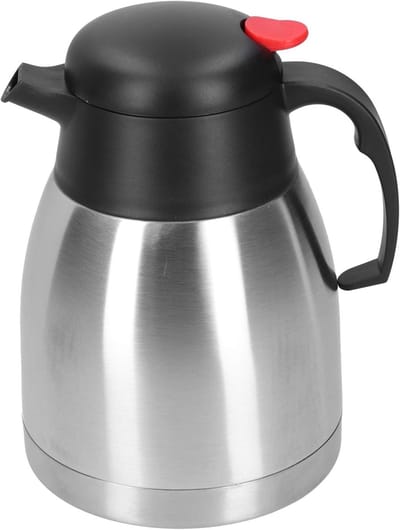 Warmwaterkan - Thermoskan - Thuis kantoor - Vacuüm isolatie - 15 liter - Zilver