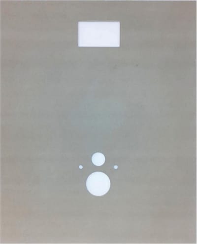 WC bekleding, toiletplaat, toilet ombouw voorzetwand - MDF plaat 15MM - 1m x 1,2m