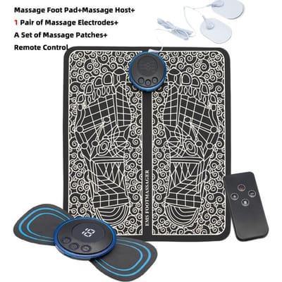Voetmassageapparaat Oplaadbare Massageset voor Oog Rug Been EMS Spierstimulator Massage Oog Ontspan uw Lichaam Verbeter de Circulatie