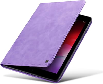 Casemania Hoes Geschikt voor Apple iPad Pro - 9.7 inch (2016) Bright Lila - Book Cover