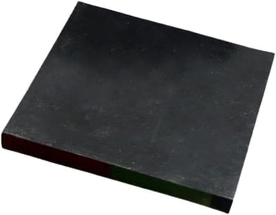 PU Plaat - Kunststof Plaat - Stansmatrijzen - Goede Elasticiteit - 5x250x250mm - Zwart