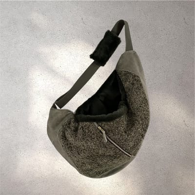 Luxe Draagzak Hond - Curl Forrest - Puppy Draagzak - Honden Draagzak - Ergonomische Hondentas - Handgemaakt - Draagtas Hond - Honden Draagtas - Honden Draagzak - Maat S = tot 5 kg S