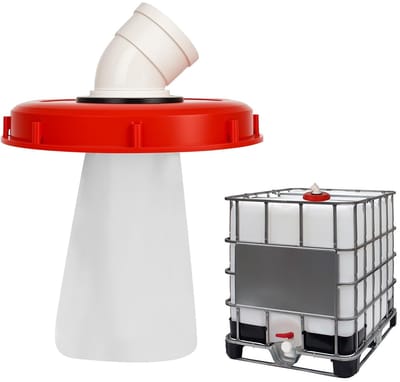 Dailygoods- Dekselfilter 245 mm - IBC Tankdeksel - Waterfilter - Herbruikbaar - Nylon - Duurzaam Netweefsel - Tankfilter