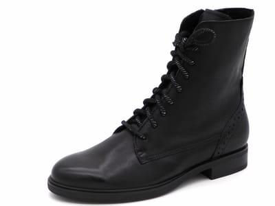 Durea Dames Veterboot - 9826-835-1898 Zwart - Wijdte H - Maat 4½ (37.5)