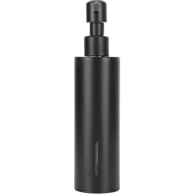 200ml Zwarte Zeepdispenser Aanrecht 304 RVS Lotion Shampoo Vloeistofcontainer black
