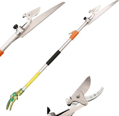 Telescopische Snoeischaar - Verstelbare Takkenknipper - Fruit Oogsten - Draaibare Snijkop - 120-180 cm